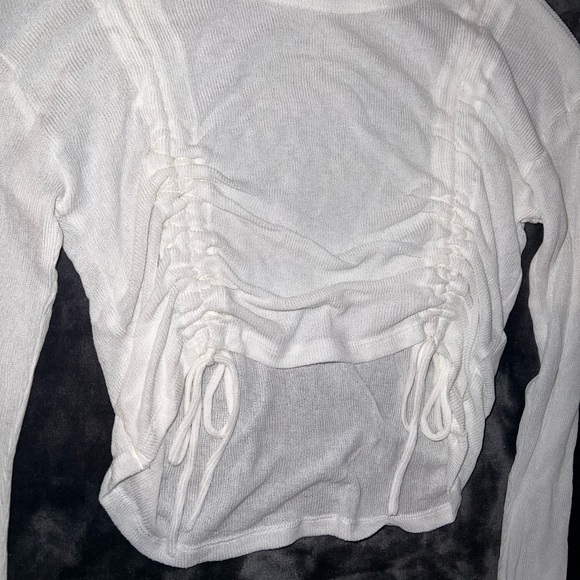 Princess Polly Zoey Sheer Top Size 2 - Picture 8 of 16